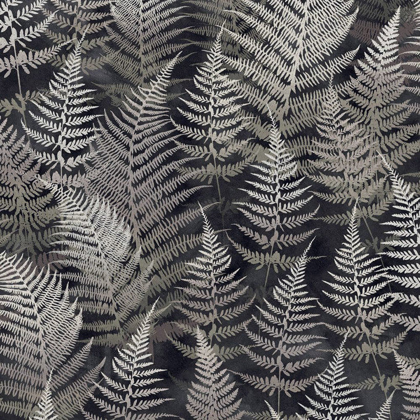 WOODLAND FERN – CHARCOAL