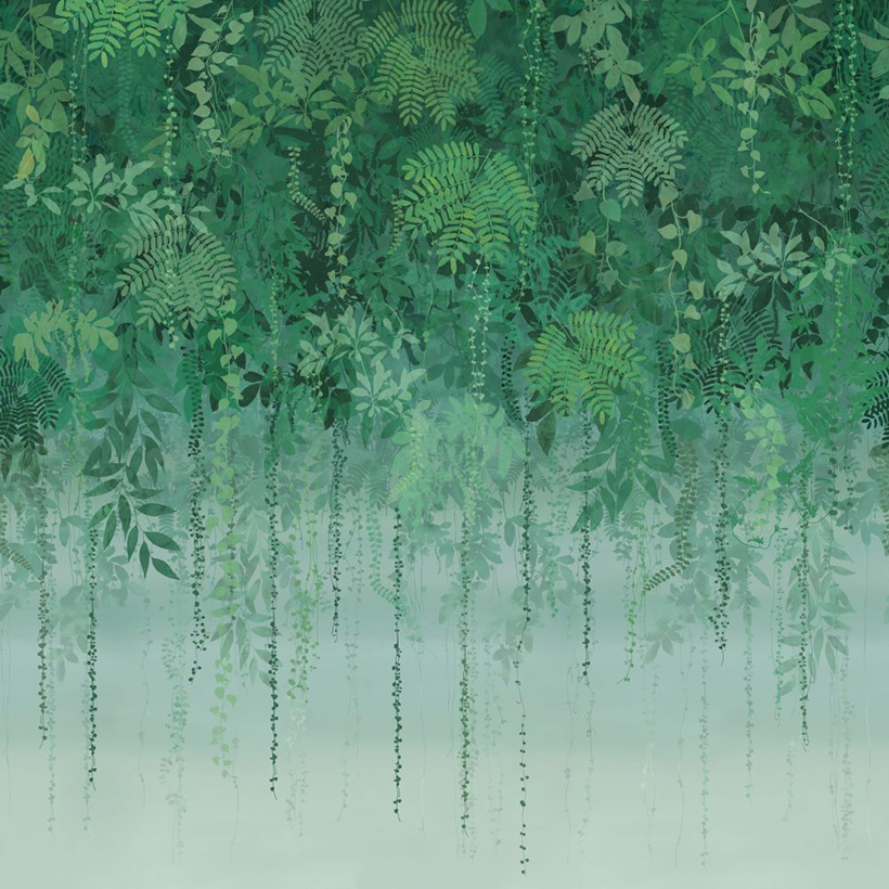 ENCHANTED VALE FIXED SIZE MURAL – EMERALD