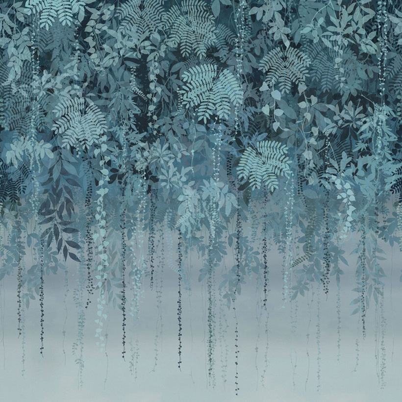 ENCHANTED VALE FIXED SIZE MURAL – MIDNIGHT