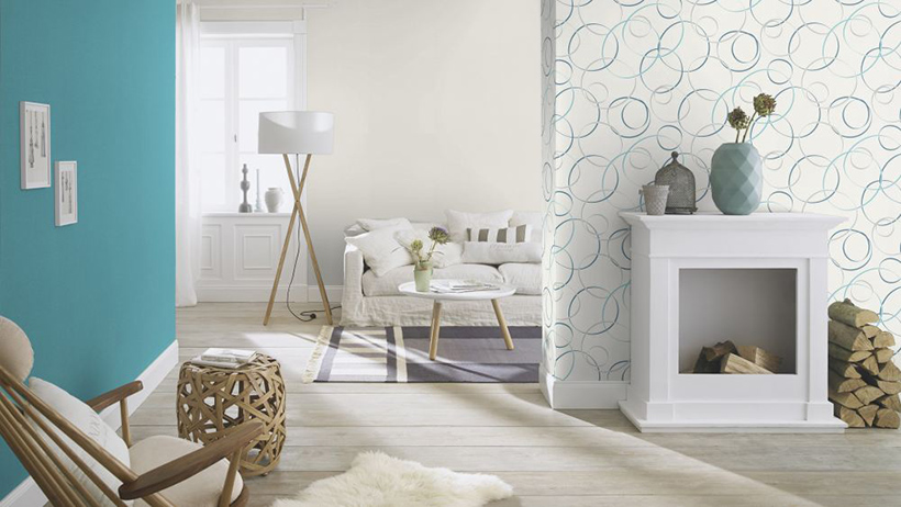 Structured turquoise