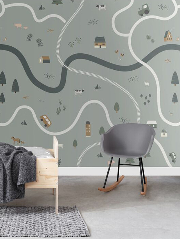 Photowall XL - Tractors and farm animals