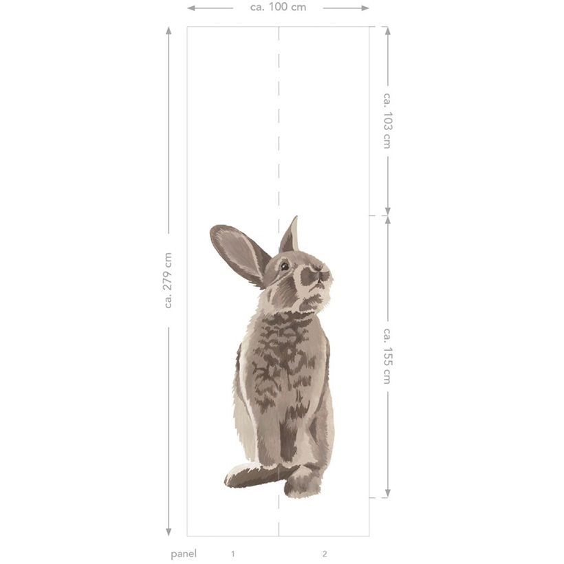 Photowall XL - Rabbit