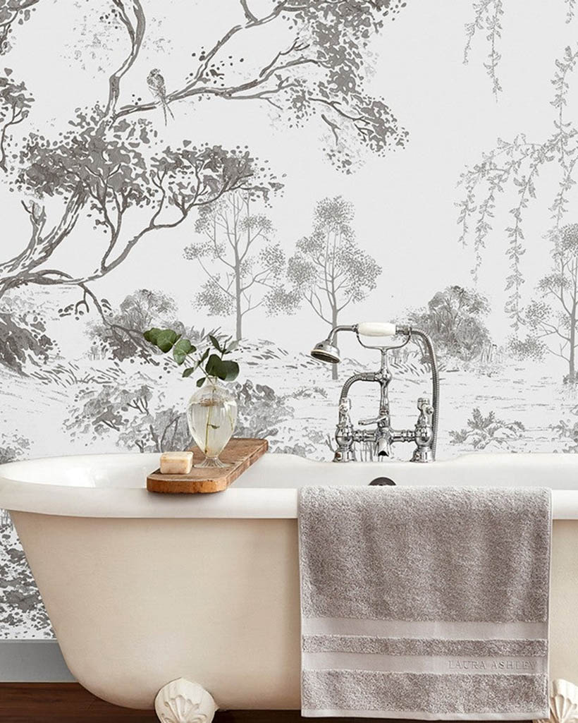 Talbenny Mono Wallpaper Mural