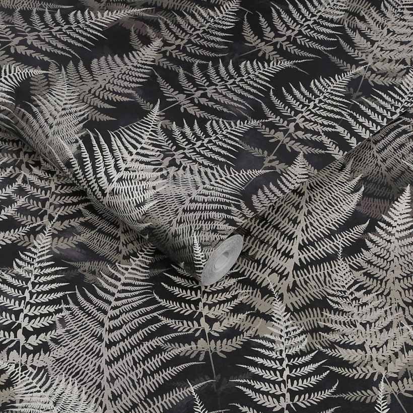 WOODLAND FERN – CHARCOAL