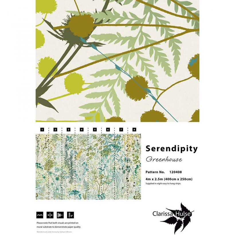SERENDIPITY FIXED SIZE MURAL – GREENHOUSE
