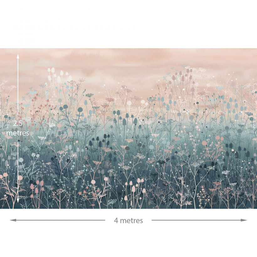 TANIA’S GARDEN FIXED SIZE MURAL – DUSK