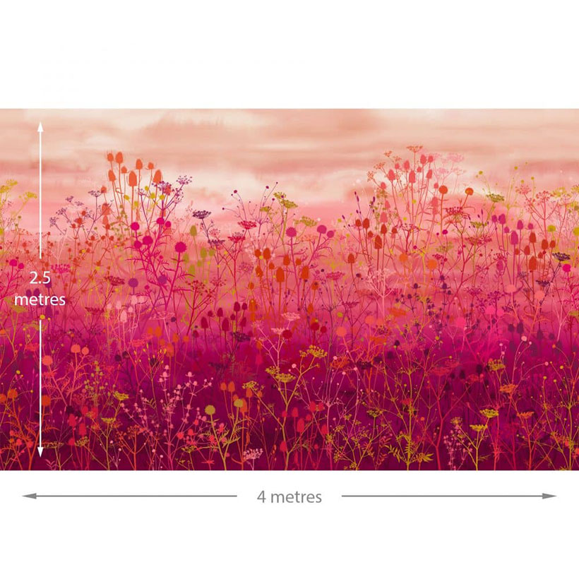 TANIA’S GARDEN FIXED SIZE MURAL – SUNSET