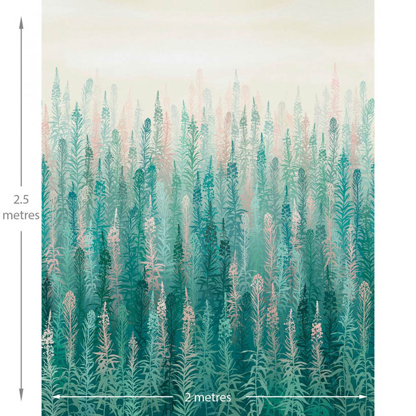 WILLOWHERB FIXED SIZE MURAL – SPRING