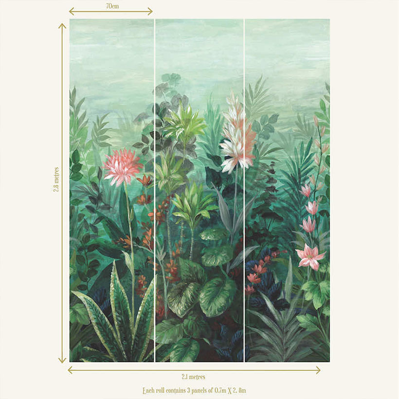 Primavera Green Mural