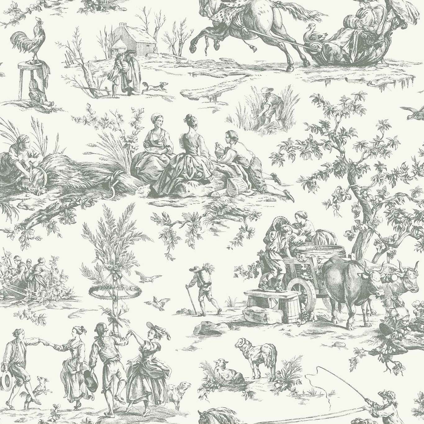 Bucolic Toile