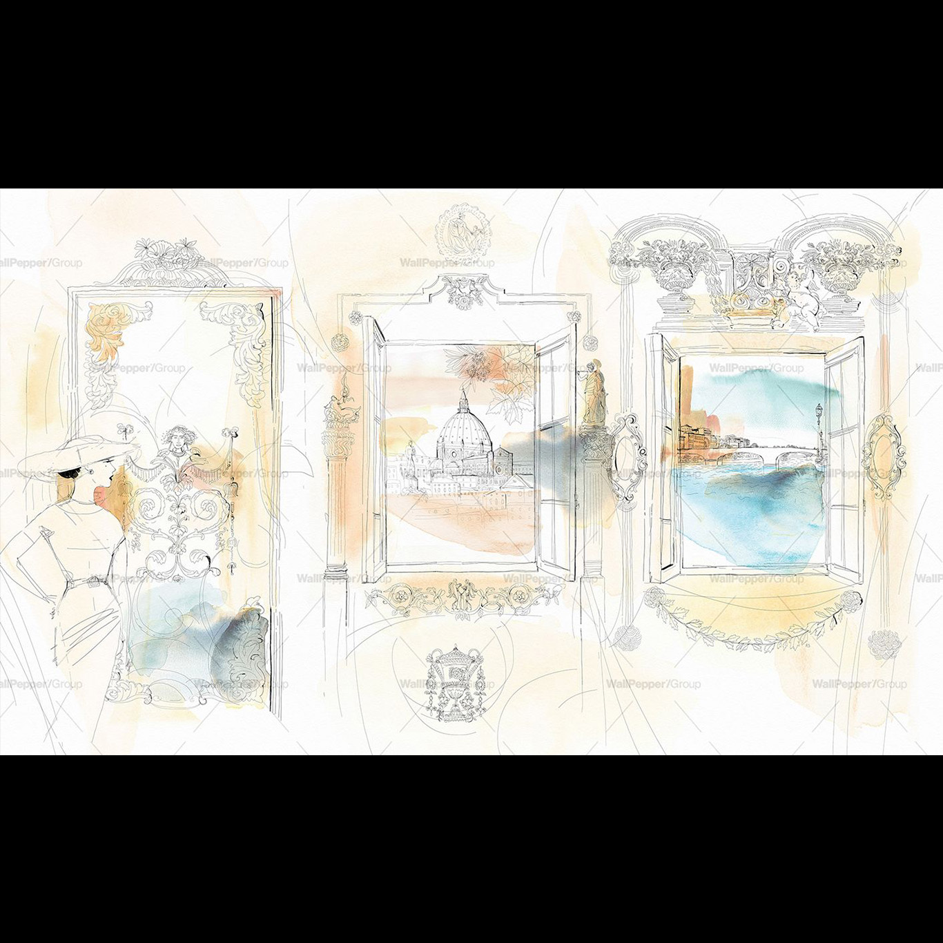 Florence from a beautiful palace