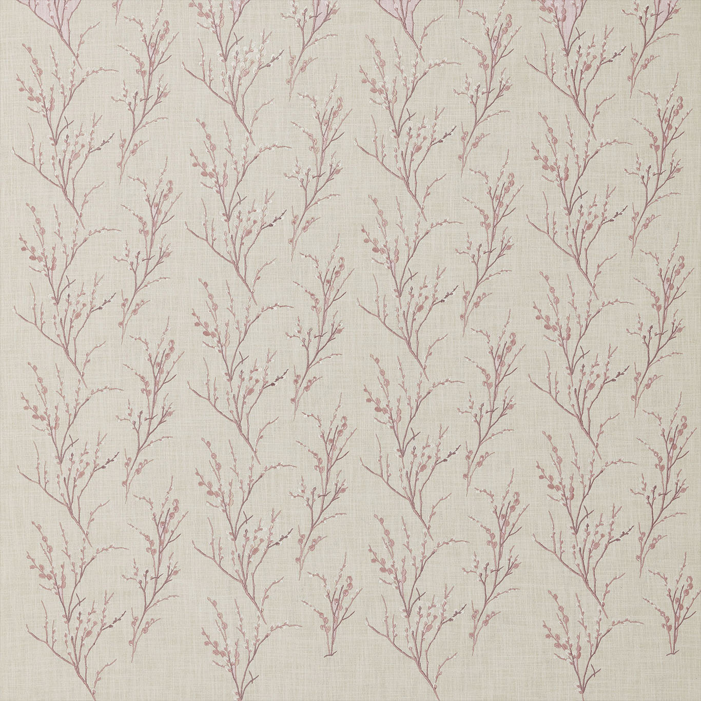 Pussywillow Embroidered